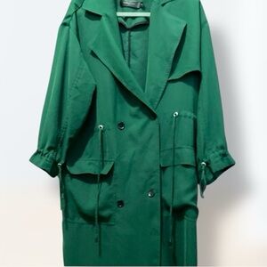 Lilith France Green Long Jacket Coat Paris